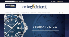Desktop Screenshot of orologiedintorni.com