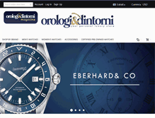Tablet Screenshot of orologiedintorni.com